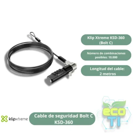 Cable de seguridad Bolt C KSD-360